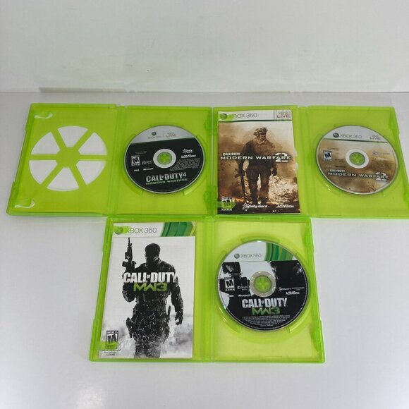 Call Of Duty Game Lot Xbox 360 Bundle Modern Warfare 1, 2 & 3 - TESTED - Picture 3 of 3